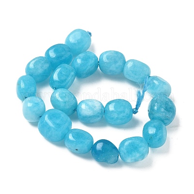 Окрашенные природные малайзии нефрита бисер нитей G-P528-I14-01-1