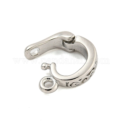 Покрытие стойки латунь микро паве подвески из кубического циркония поручни KK-U021-15P-1