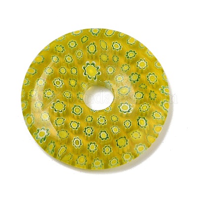 Бусины ручной работы подвески тысячецветник LAMP-G166-01F-1