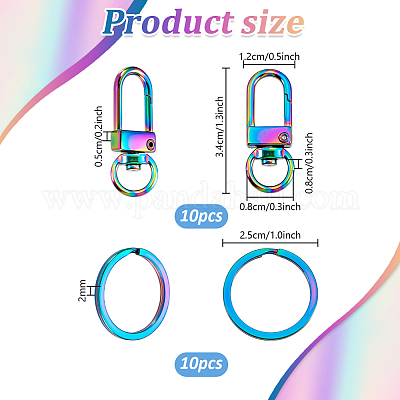 10 шт. поворотные застежки из цинкового сплава FIND-PH0027-09-1