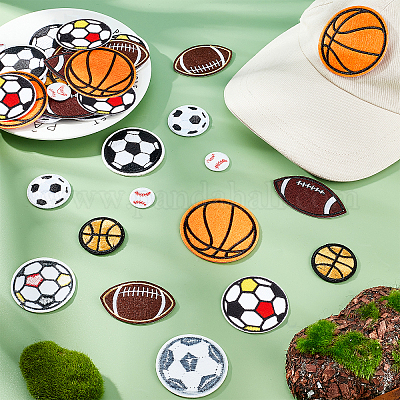 48 шт. 8 стиля компьютеризированная вышивка ткань утюг на / пришить патчи DIY-PH0006-79-1