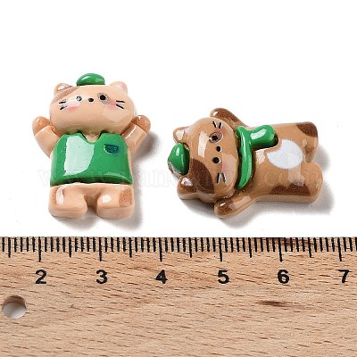 Непрозрачные кабошоны из смолы CRES-M029-01-1