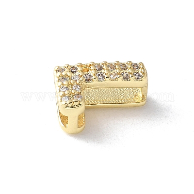 Латунные микро-паве прозрачные кубические цирконии начальные многорядные звенья KK-S520-01G-12-1