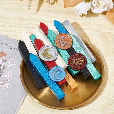 Набор сургучной печати AJEW-WH0517-043-1