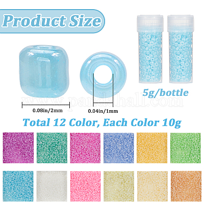 Бисер из стекла &nbsp;SEED-SC0001-51B-01-1