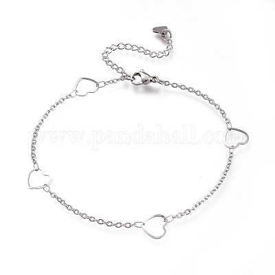 Ножные браслеты из нержавеющей стали 304 AJEW-M026-01P-1