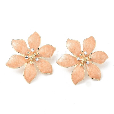 Серьги сплава горный хрусталь&nbsp;LS-EJEW-P310-02G-02-1