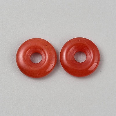 Подвески из натурального красного халцедона G-WH0016-53B-1