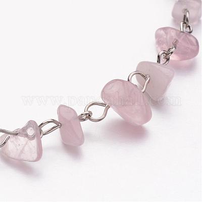 Природных драгоценных камней чип бисерные сандалеты AJEW-AN00175-1