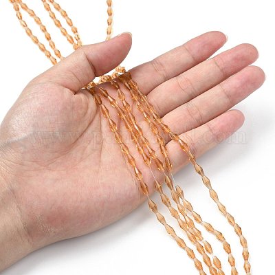 Прозрачные стеклянные бусины&nbsp;GLAA-P001-01A-01-1