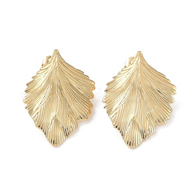 Серьги-гвоздики из нержавеющей стали 304 EJEW-H115-26G-1