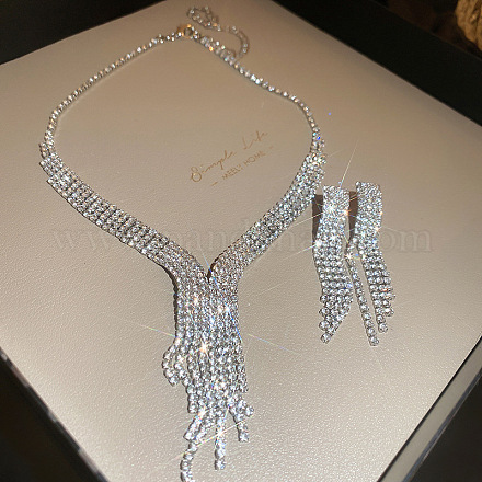 Латунные кисточки со стразами ювелирные наборы WGFAAA4-02-1