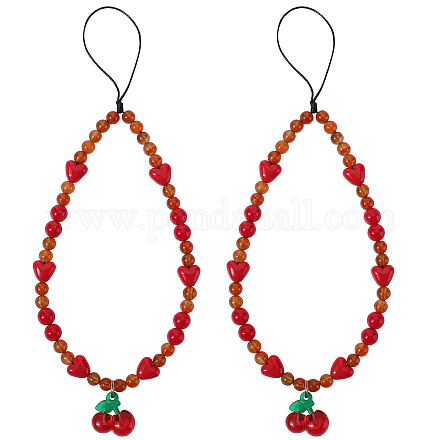 Ремешки для мобильных телефонов из агата AJEW-WH20002-55-1