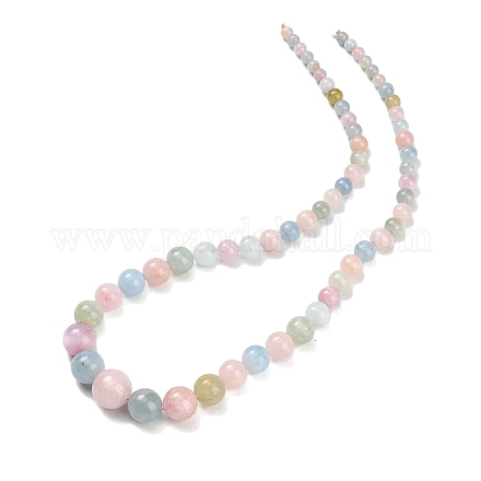 Нити градуированных бусин из натурального магнезита G-L634-B05-M-1