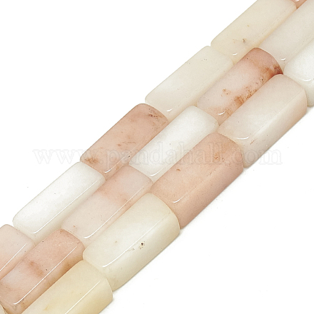 Естественный желтый авантюрин бисер нитей G-S300-69-8x20mm-1