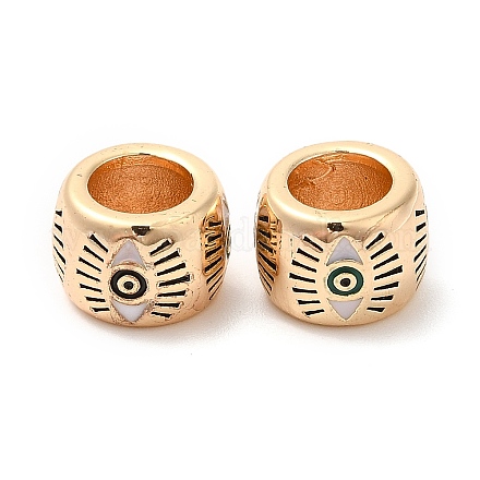 Латунь эмаль европейские шарики KK-K333-30G-1