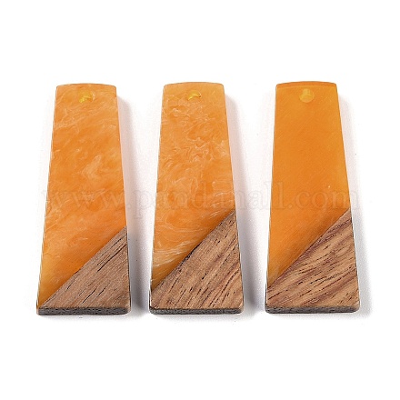 Подвески из смолы и дерева WOOD-F015-04C-1