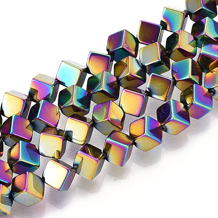 Гальванические нити из синтетических немагнитных гематитовых бусин G-T139-62F-1