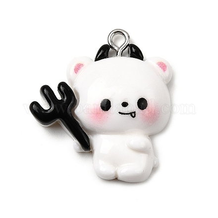 Подвески из непрозрачной смолы на хэллоуин CRES-D314-01P-05-1