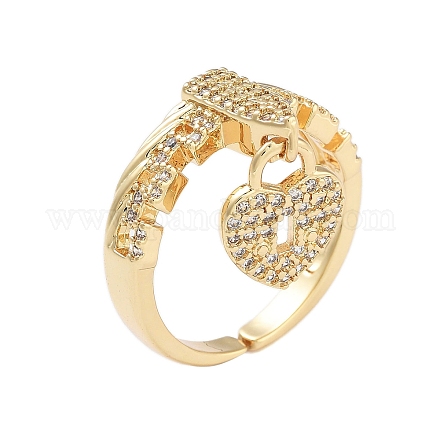 Стойка с покрытием в виде сердца RJEW-B064-15G-1