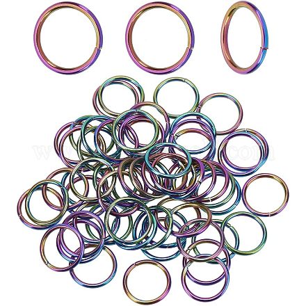 60 шт. ионное покрытие (IP) 304 нержавеющая сталь соединительные кольца STAS-CA0001-72-1