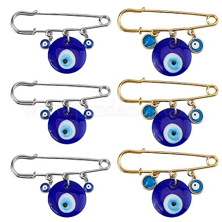 6 шт. английские булавки из нержавеющей стали JEWB-FH00013-1