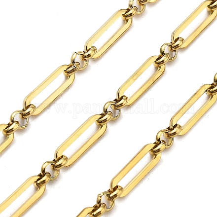 Ионное покрытие (ip) овальные звенья цепи из нержавеющей стали 304 CHS-G039-17G-1