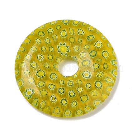 Бусины ручной работы подвески тысячецветник LAMP-G166-01F-1