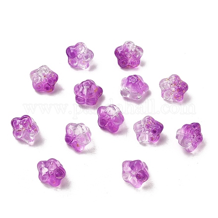 Прозрачные стеклянные бусины GLAA-D304-01D-1