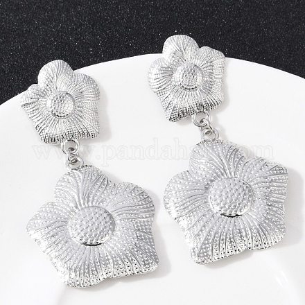 Серьги-гвоздики из нержавеющей стали 304 EJEW-G423-14P-1