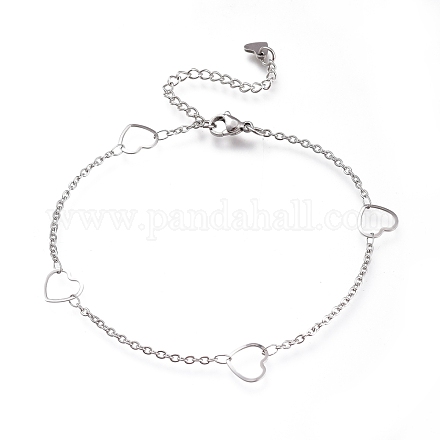 Ножные браслеты из нержавеющей стали 304 AJEW-M026-01P-1