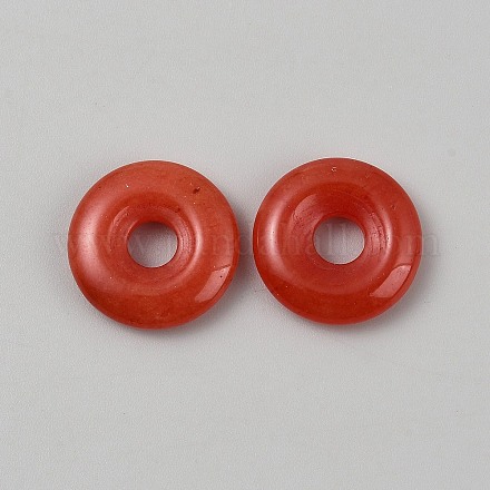 Подвески из натурального красного халцедона G-WH0016-53B-1