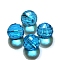 K9 Glass, Imitation Austrian Crystal Beads, Grade AAA, Faceted, Round, Deep Sky Blue, 6mm, Hole: 0.7~0.9mm
