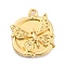Alloy Pendants, Butterfly, Golden, 17x14x2.5mm, Hole: 1.4mm