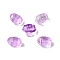 Glass Beads, Mushroom, Orchid, 14.5x17x12mm, Hole: 1.2mm
