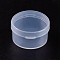 Transparent Plastic Bead Containers, Column, Clear, 3.5x2cm