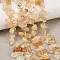 Natural Yellow Quartz Beads Strands, Nuggets, with Seed Beads, Heated, 5~18x3.5~8.5x2.5~6.5mm, Hole: 0.7~1mm, about 46~51pcs/strand, 15.35''~16.14''(39~41cm)