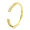 Fan Brass Micro Pave Clear Cubic Zirconia Open Cuff Bangles, Shell Bangles for Women Men, Real 18K Gold Plated, Inner Diameter: 2-1/8 x 2-1/2 inch(5.45x6.45cm)