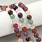 Natural Mixed Gemstone Beads Strands, Round, 8mm, Hole: 1.2mm, about 44pcs/strand, 14.96''(38cm)