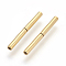 PVD Vacuum Plating 304 Stainless Steel Bayonet Clasps, Long-Lasting Plated, Column, Golden, 18~20x2mm, Hole: 1.2mm