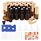 Roller Ball Bottles Kits, with Glass Bottles & Plastic Bottle Openers & Dropper & Funnel Hopper & Stickers, Mixed Color, 37~150x6~100x6~37mm