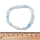 Браслеты из натурального аквамаринового бисера BJEW-K213-54-3