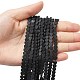 Нити из матовых синтетических стеклянных бусин G-A272-A01-02-2