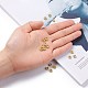 Железные хрустальные бусины-разделители со стразами RB-A007-6MM-G-5