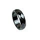 Кольца из окрашенного и нагретого черного агата IK0879-18-1