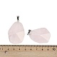 Природного розового кварца подвески G-C140-06D-3