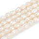 Нити из натурального культивированного пресноводного жемчуга PEAR-P064-20A-04A-02-2