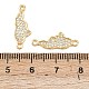 Подвески-соединители с микропаве из кубического циркония в виде карты Гондураса&nbsp;KK-B161-09G-3