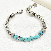 Элегантные браслеты из нержавеющей стали с пшеничной цепочкой GZ3677