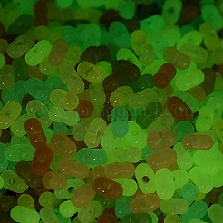 Светящиеся прозрачные акриловые бусины&nbsp;LACR-D009-01E